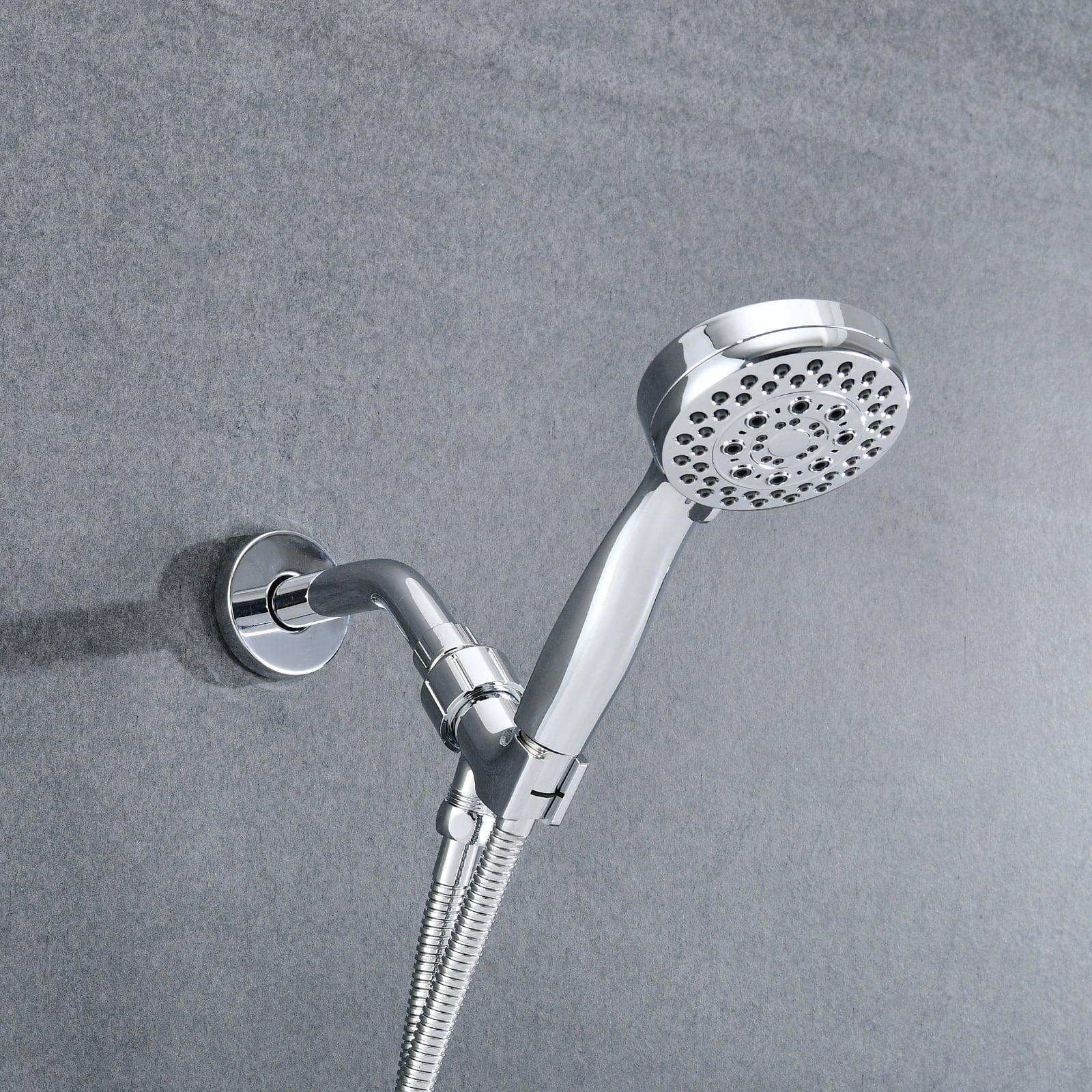 Shower Headï¼Œ5 Mode Adjustable Settings Handheld Shower Head with Hose High Pressure Shower Headsï¼ŒChrome