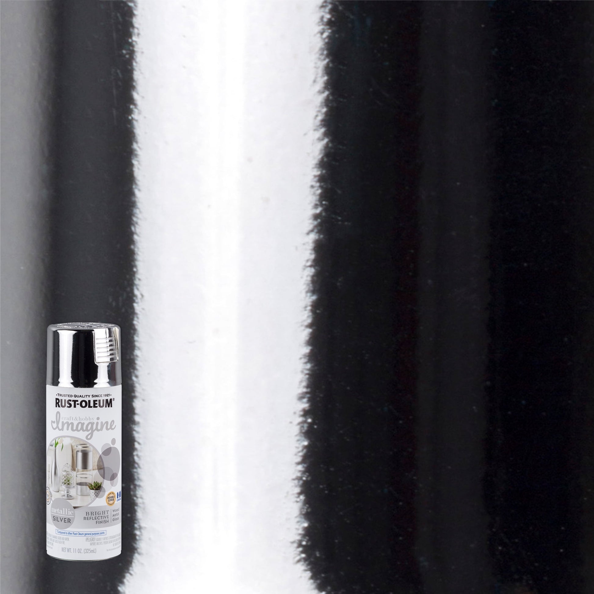 4 Pack, Silver, Rust-Oleum Craft & Hobby Metallic Imagine Metallic Spray Paint- 355101, 11 oz.