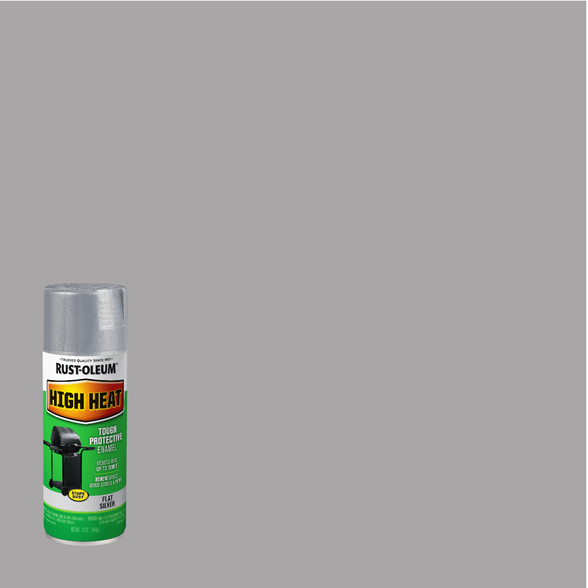 6 Pack, Bar-B-Que Black, Rust-Oleum Specialty Satin High Heat Spray Paint- 12 oz