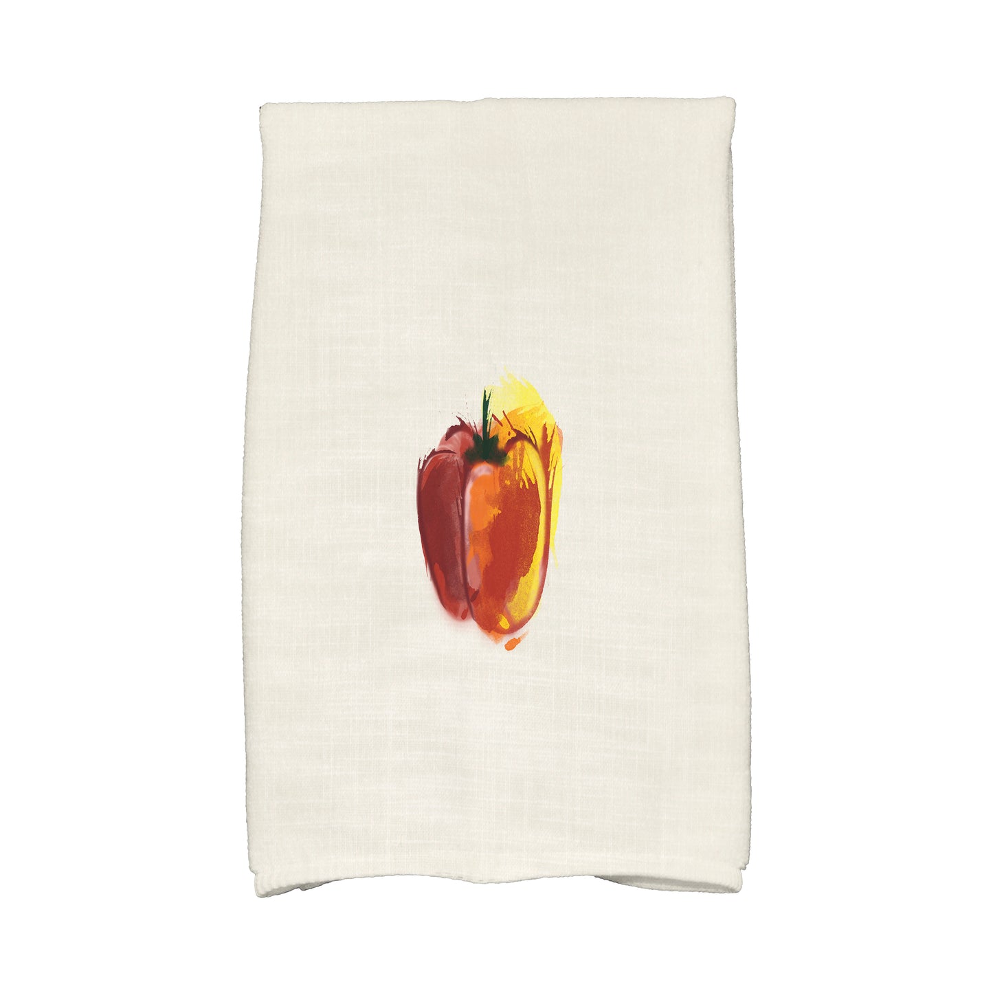 Simply Daisy, 16 x 25 inch, Pepper Kitchen Towel, Maroon