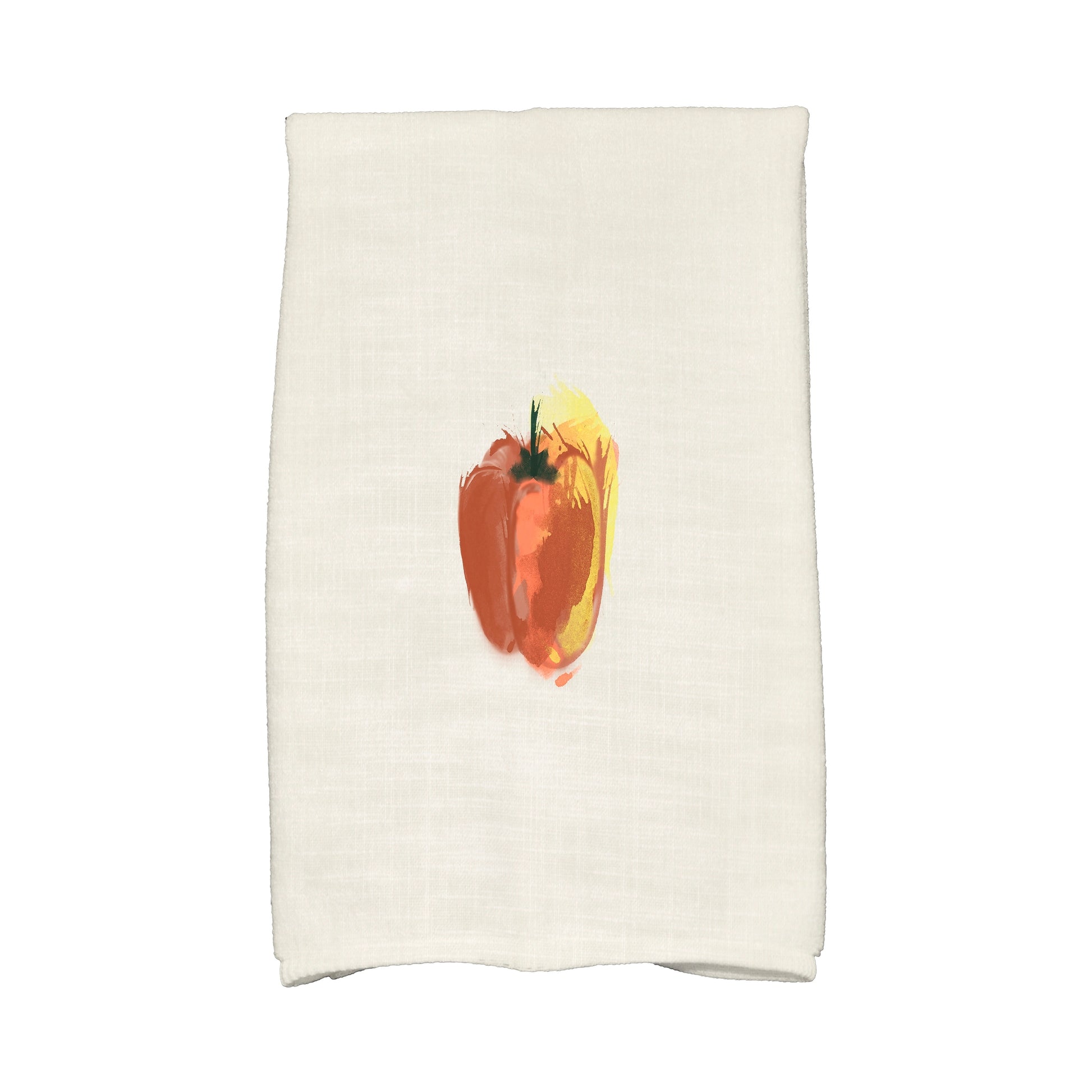 Simply Daisy, 16 x 25 inch, Pepper Kitchen Towel, Rust