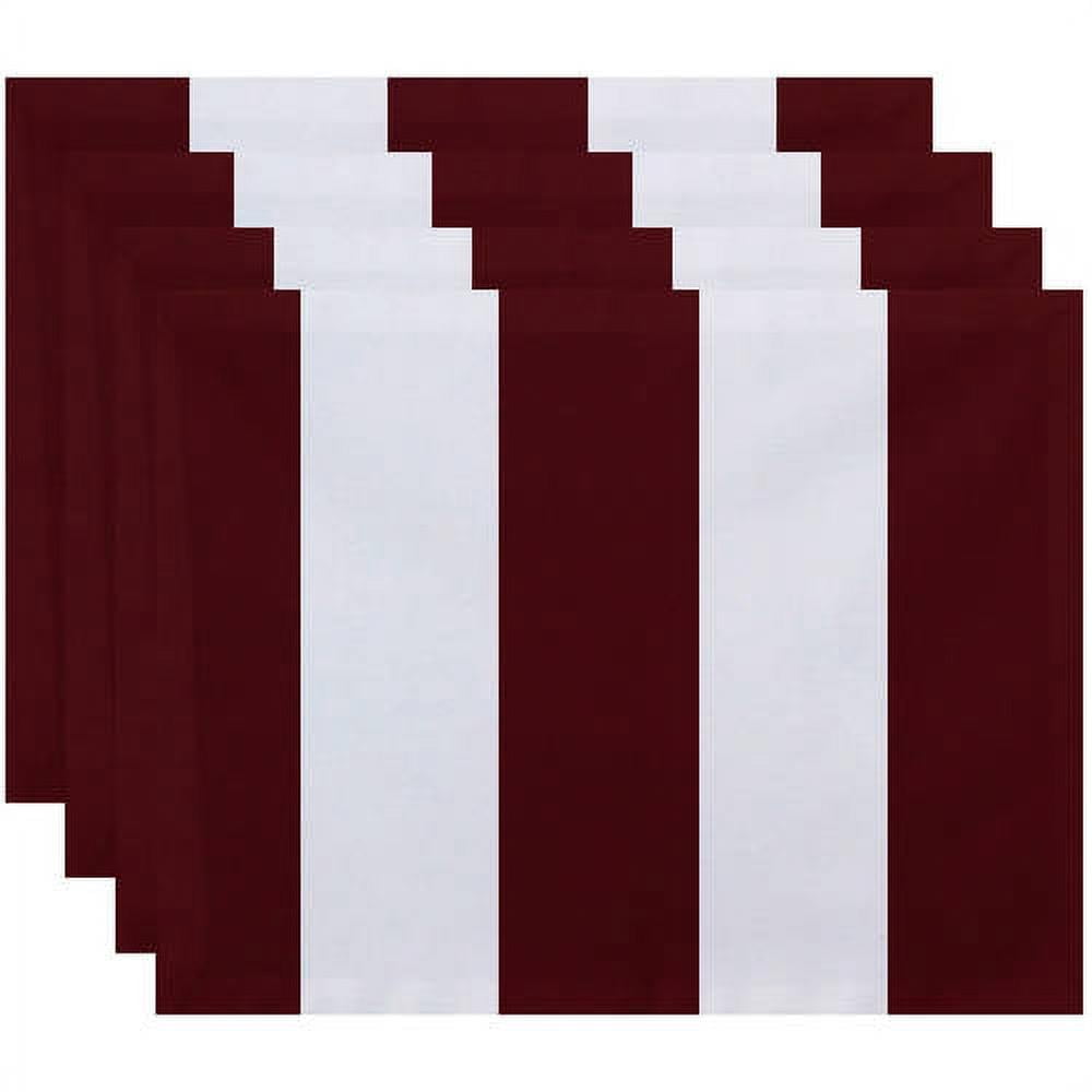 Simply Daisy 18" x 14" Awning Stripe Stripe Print Placemat