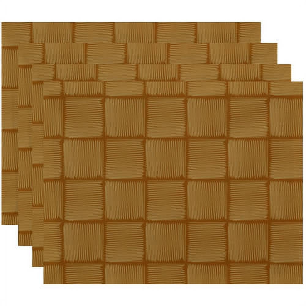 Simply Daisy 18" x 14" Basketweave Geometric Print Placemat