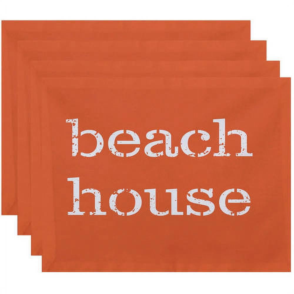 Simply Daisy 18" x 14" Beach House Word Print Placemat