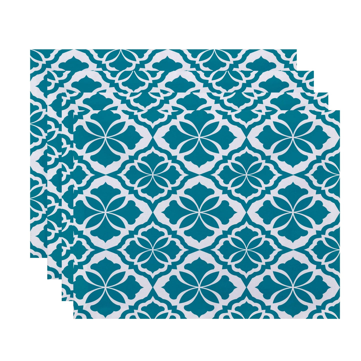 Simply Daisy 18" x 14" Ceylon Geometric Print Placemat (Set of 4)
