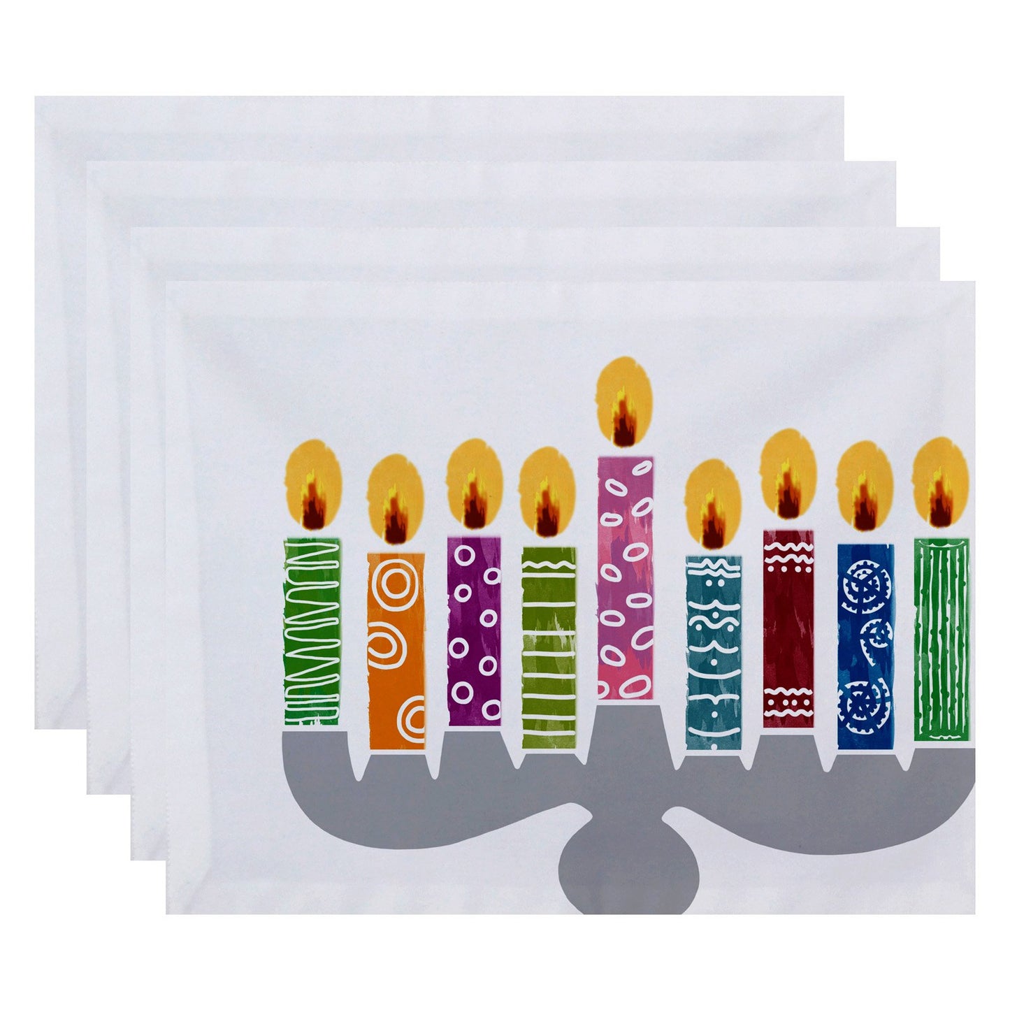Simply Daisy 18" x 14" Festival of Lights Geometric Print Placemat