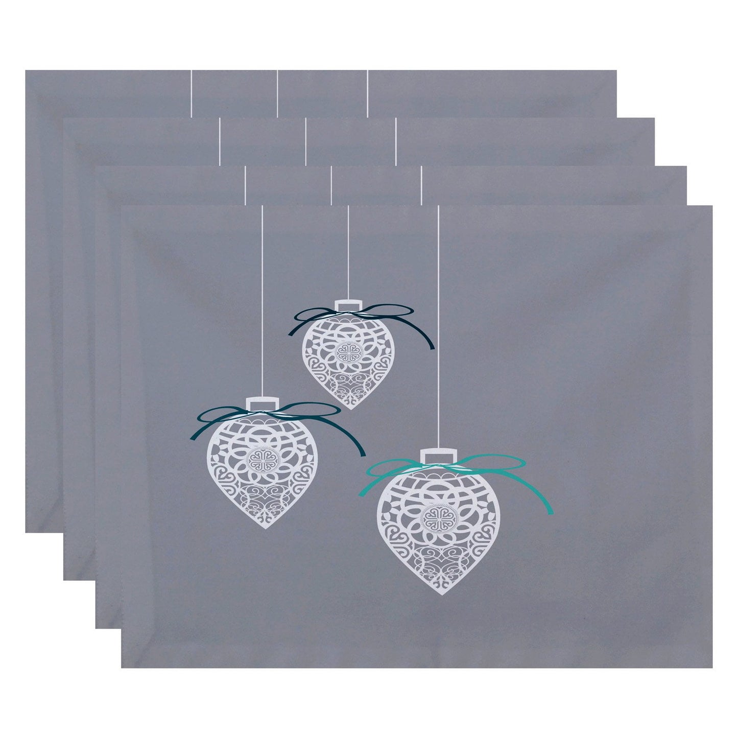 Simply Daisy 18" x 14" Filagree Ornaments Geometric Print Placemat