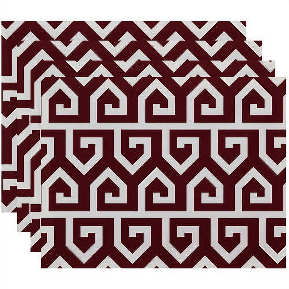 Simply Daisy 18" x 14" Keyed Up Geometric Print Placemat