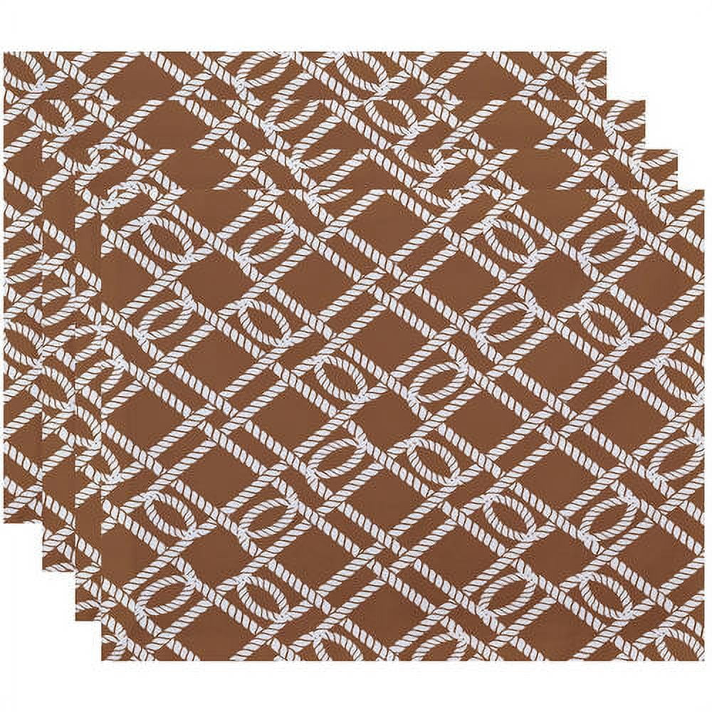 Simply Daisy 18" x 14" Know the Ropes Geometric Print Placemat
