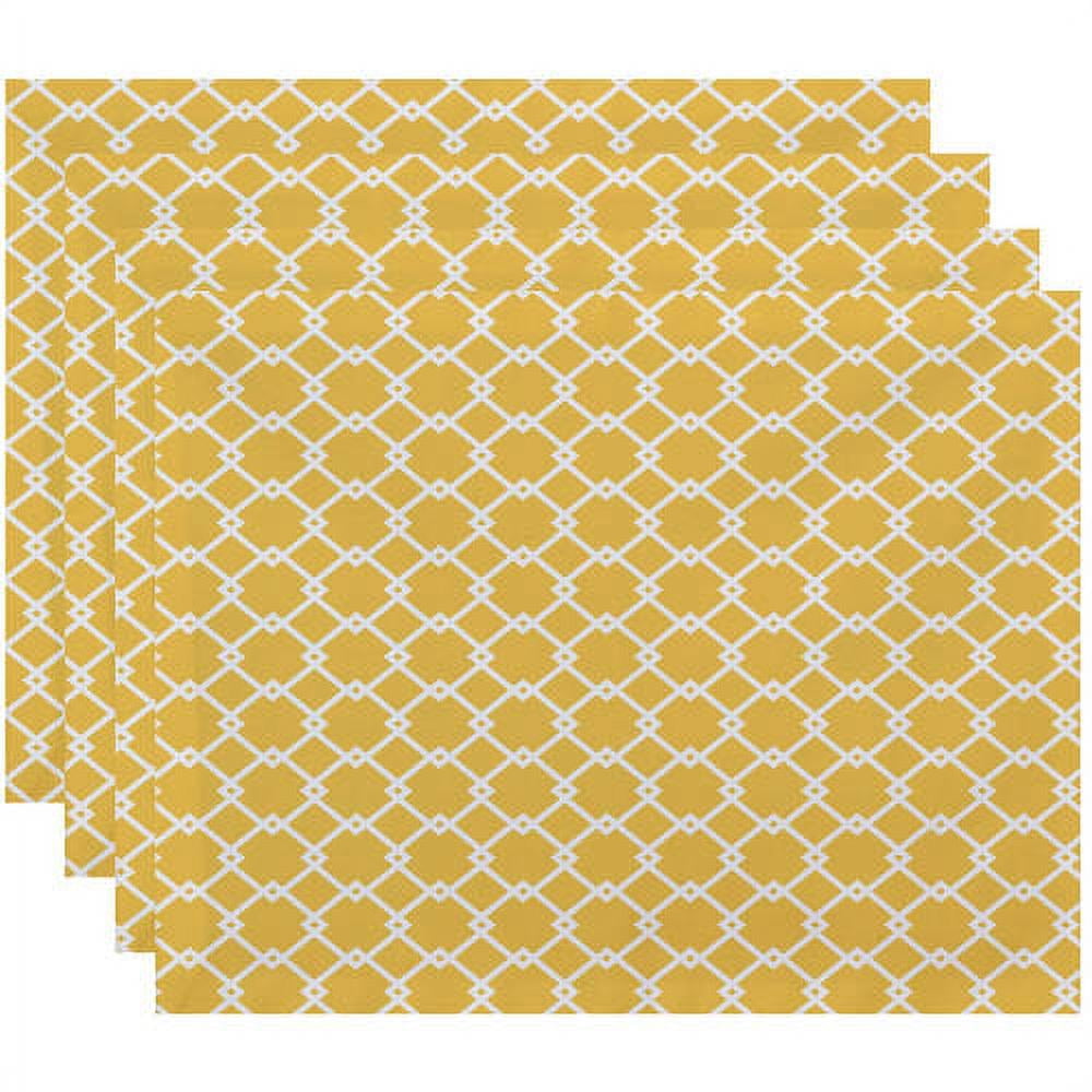 Simply Daisy 18" x 14" Link Lock Geometric Print Placemat