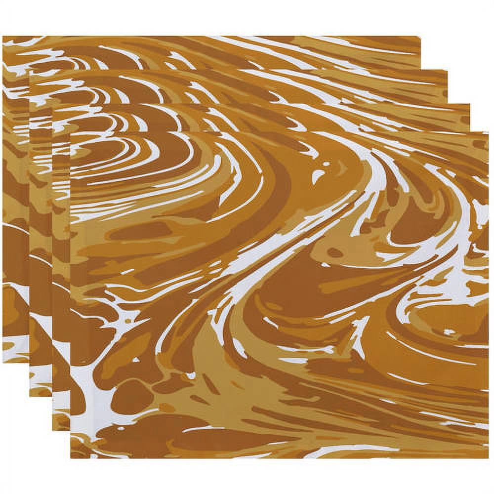 Simply Daisy 18" x 14" Marble Geometric Print Placemat