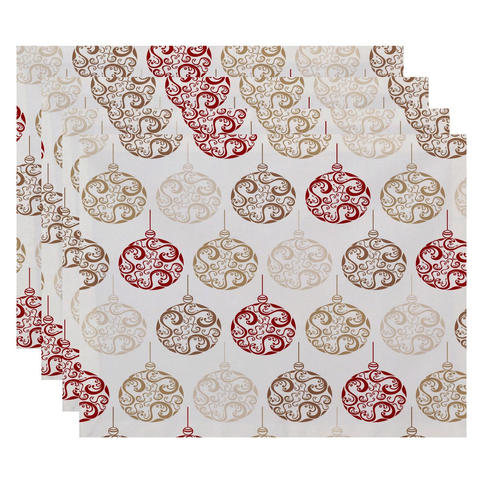 Simply Daisy 18" x 14" Painterly Bulbs Geometric Print Placemat
