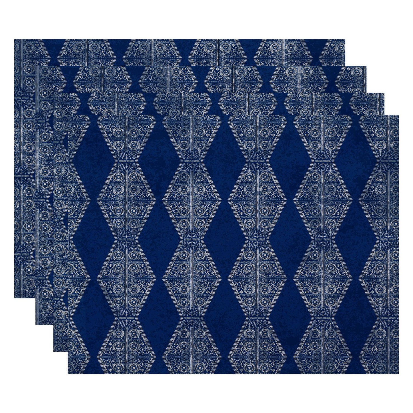 Simply Daisy 18" x 14" Pyramid Stripe Geometric Print Placemat