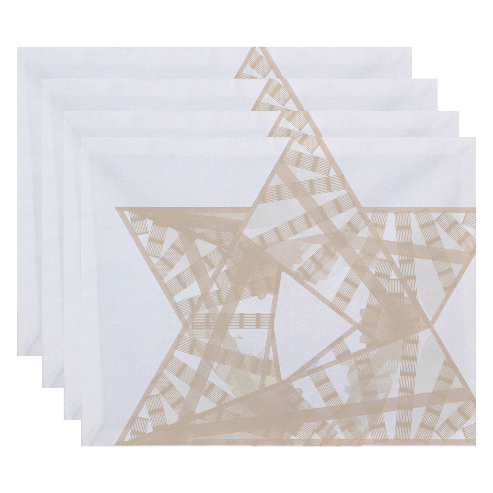 Simply Daisy 18" x 14" Star Mosaic Geometric Print Placemat