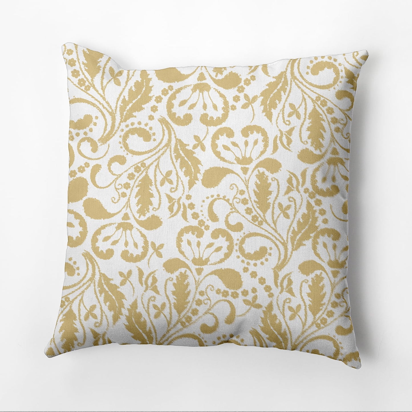Simply Daisy 18" x 18" Aurora Polyester Indoor/Outdoor Throw Pillow, Yellow