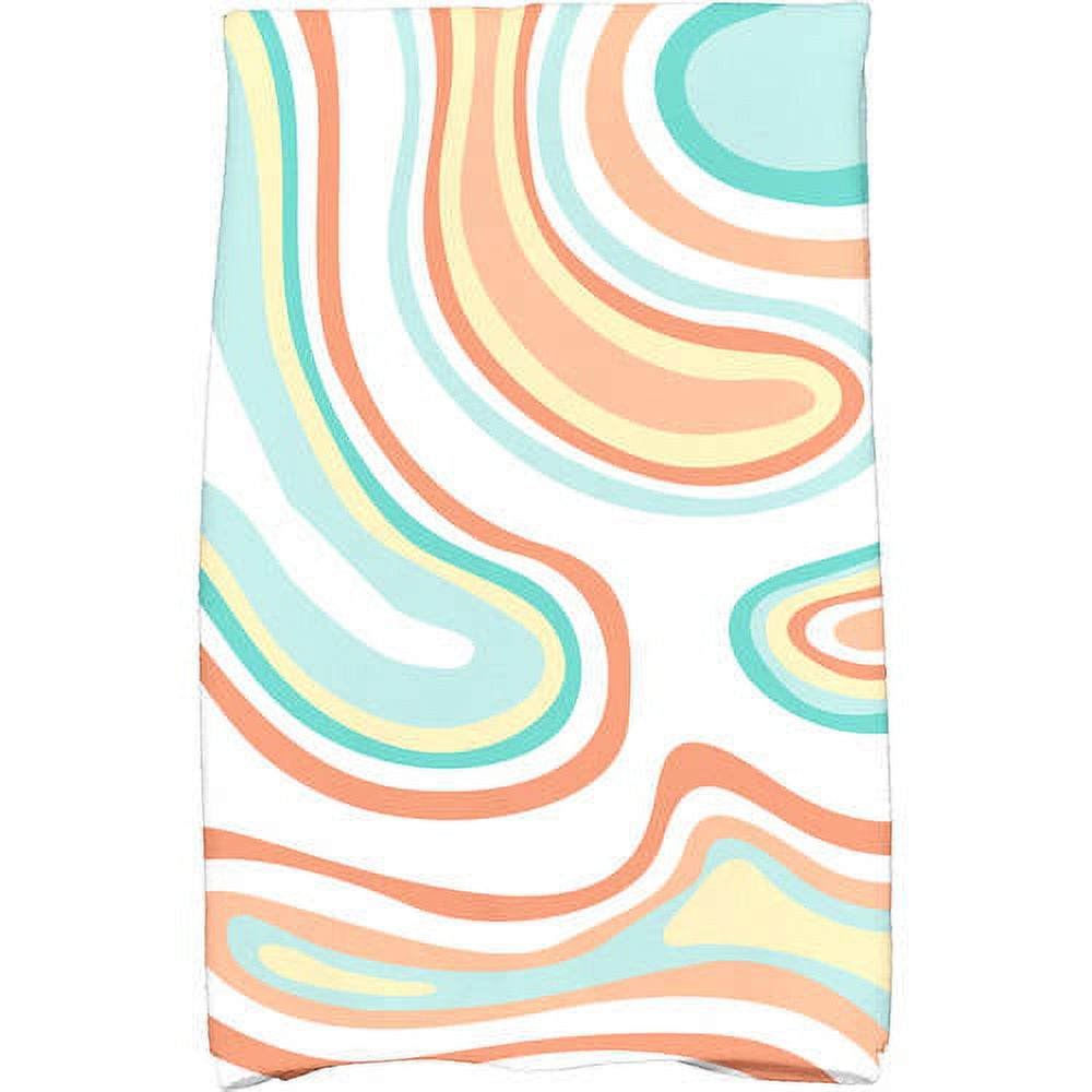 Simply Daisy 18" x 30" Agate Geometric Print Kitchen Towel