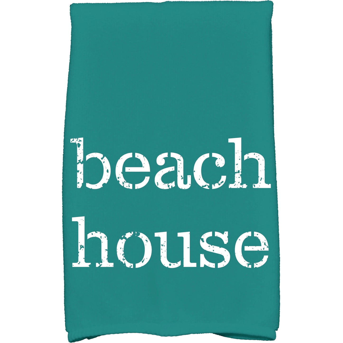 Simply Daisy 18" x 30" Beach House Word Print Kitchen Towel