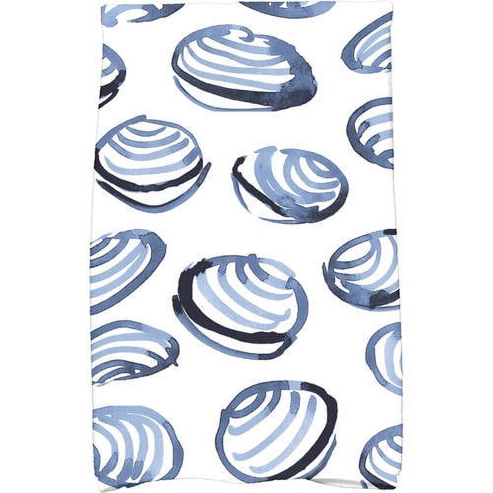 Simply Daisy 18" x 30" Clams Geometric Print Kitchen Towel