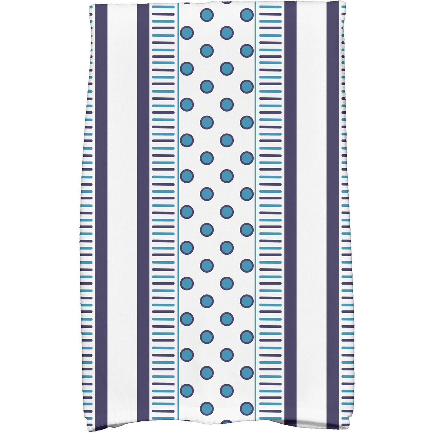Simply Daisy 18" x 30"Comb Dot Stripe Print Hand Towels