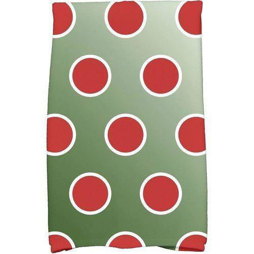 Simply Daisy 18" x 30" Holiday Bubbly Holiday Geometric Print Kitchen Towel