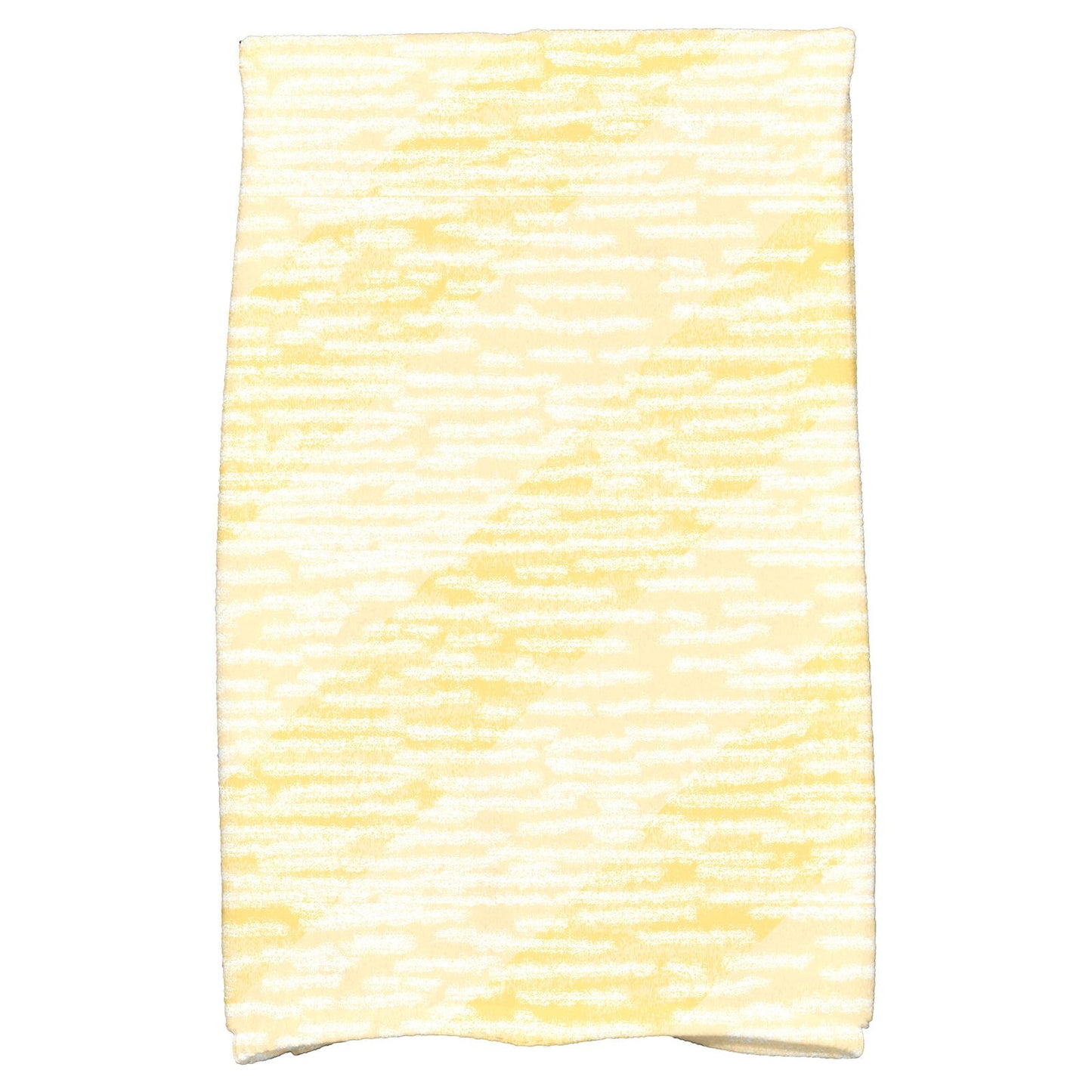 Simply Daisy 18" x 30" Marled Knit Stripe Geometric Print Hand Towel