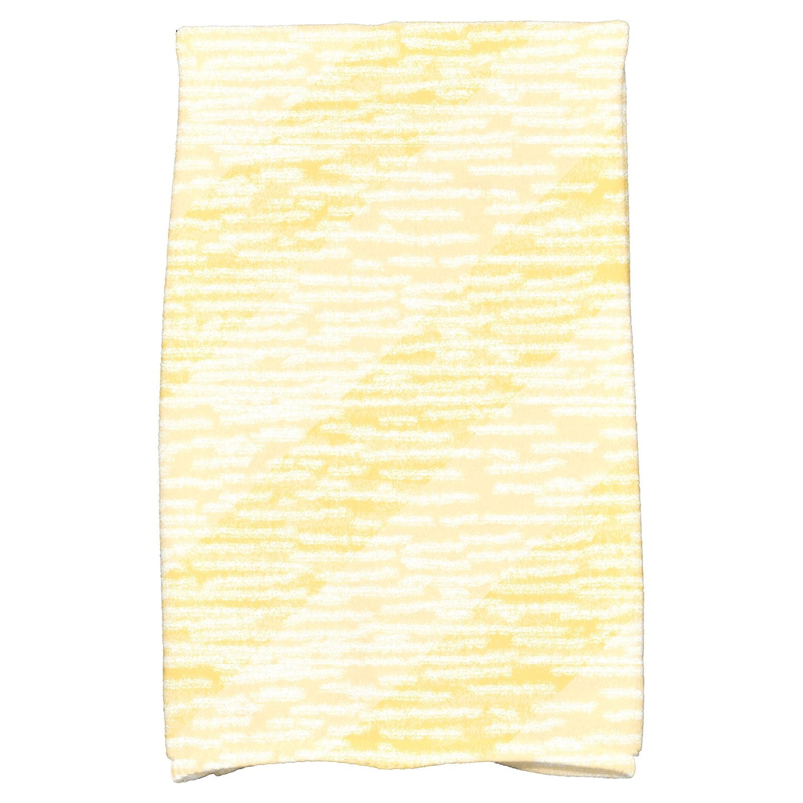 Simply Daisy 18" x 30" Marled Knit Stripe Geometric Print Hand Towel