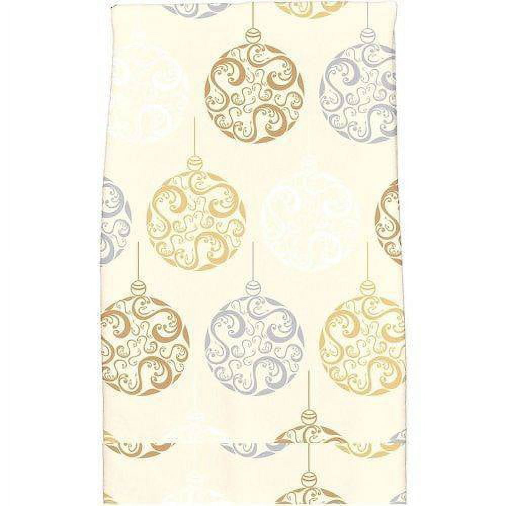 Simply Daisy 18" x 30" Painterly Bulbs Holiday Geometric Print Kitchen Towel