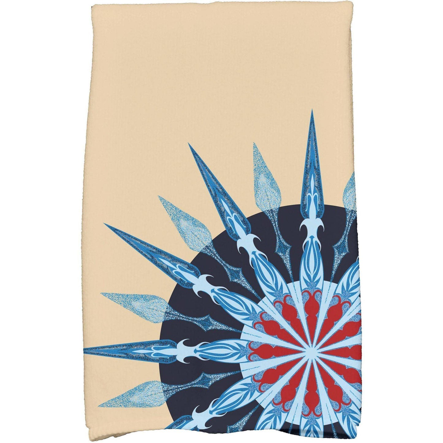 Simply Daisy 18" x 30" Sailor's Delight Geometric Print Kitchen Towel