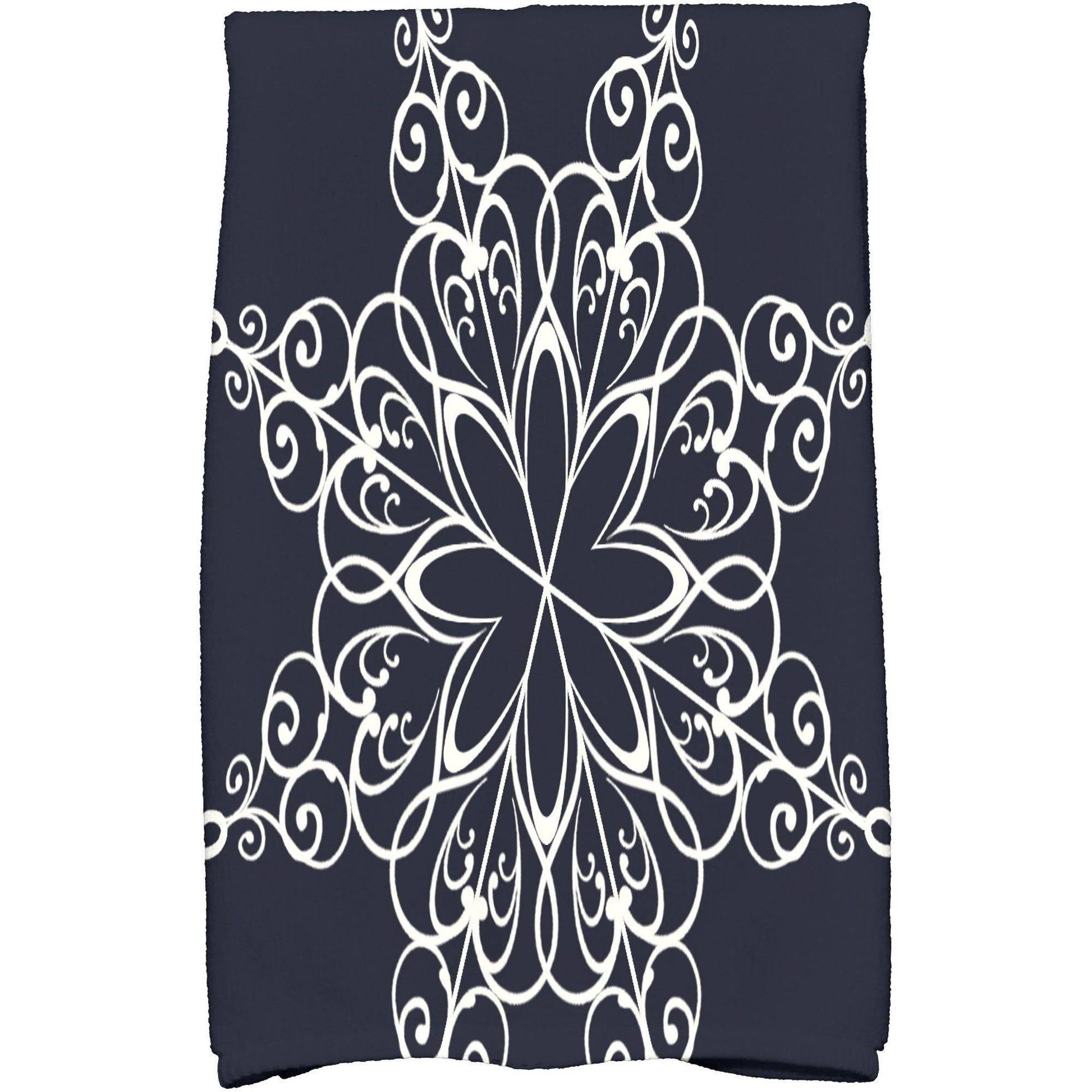 Simply Daisy 18" x 30" Snowflake Holiday Geometric Print Kitchen Towel