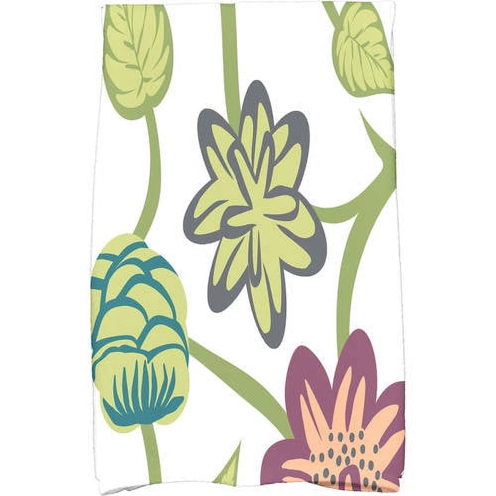 Simply Daisy 18" x 30" Tropical Floral Floral Print Kitchen Towel