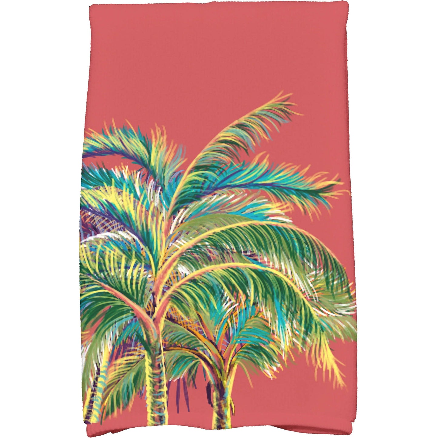 Simply Daisy 18" x 30" Vacation Floral Print Kitchen Towel