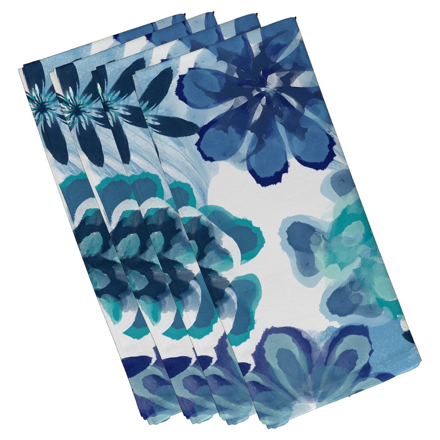 Simply Daisy 19" x 19" Ani Floral Print Napkin (Set of 4)