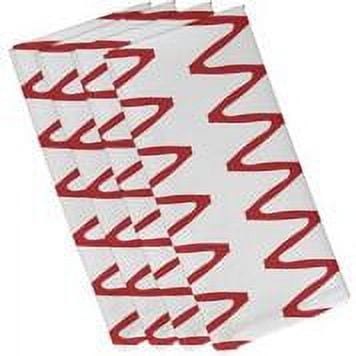 Simply Daisy 19" x 19" Zipped Geometric Print Napkin (Set of 4)