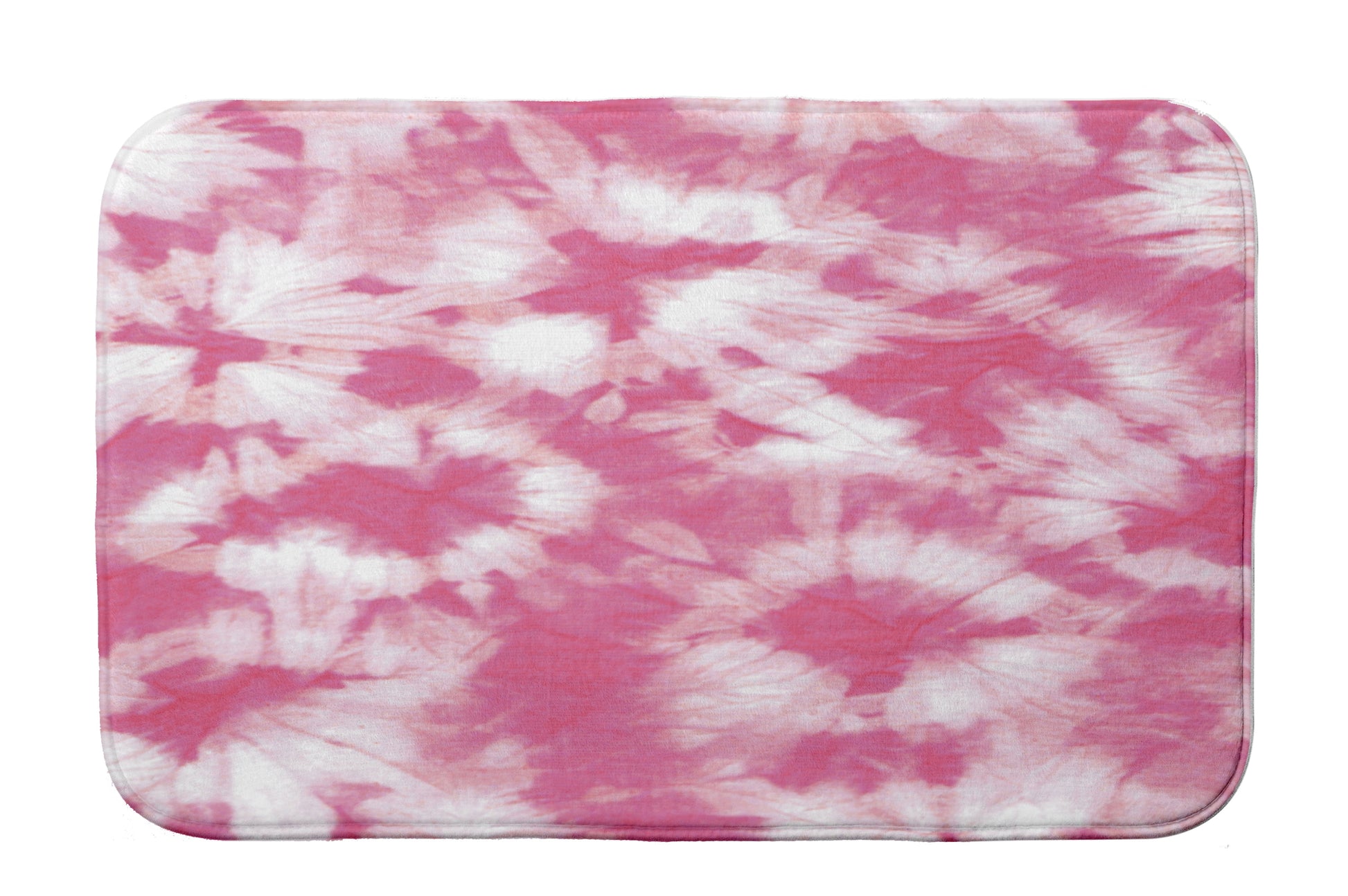 Simply Daisy 24" x 17" Plush Microfiber Pink Chillax Bath Mat