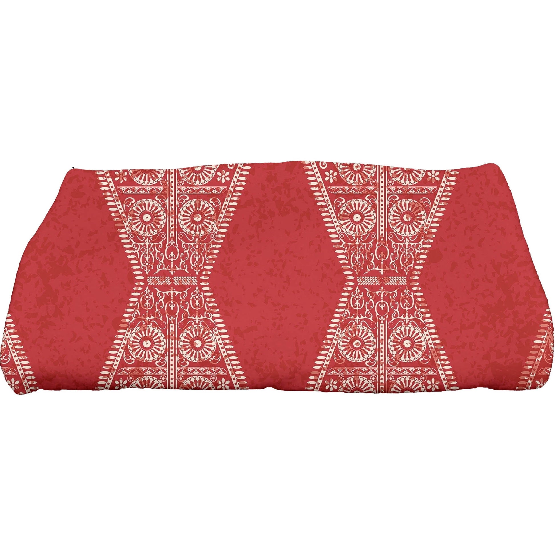 Simply Daisy 28" x 58" Pyramid Stripe Geometric Print Bath Towel