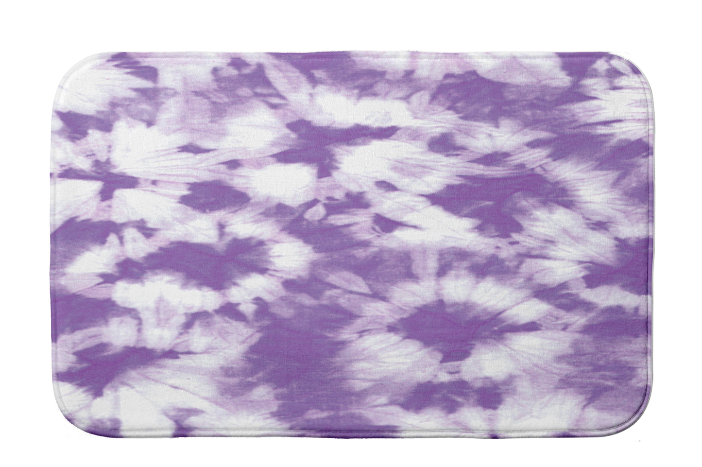 Simply Daisy 34" x 21" Plush Microfiber Purple Chillax Bath Mat