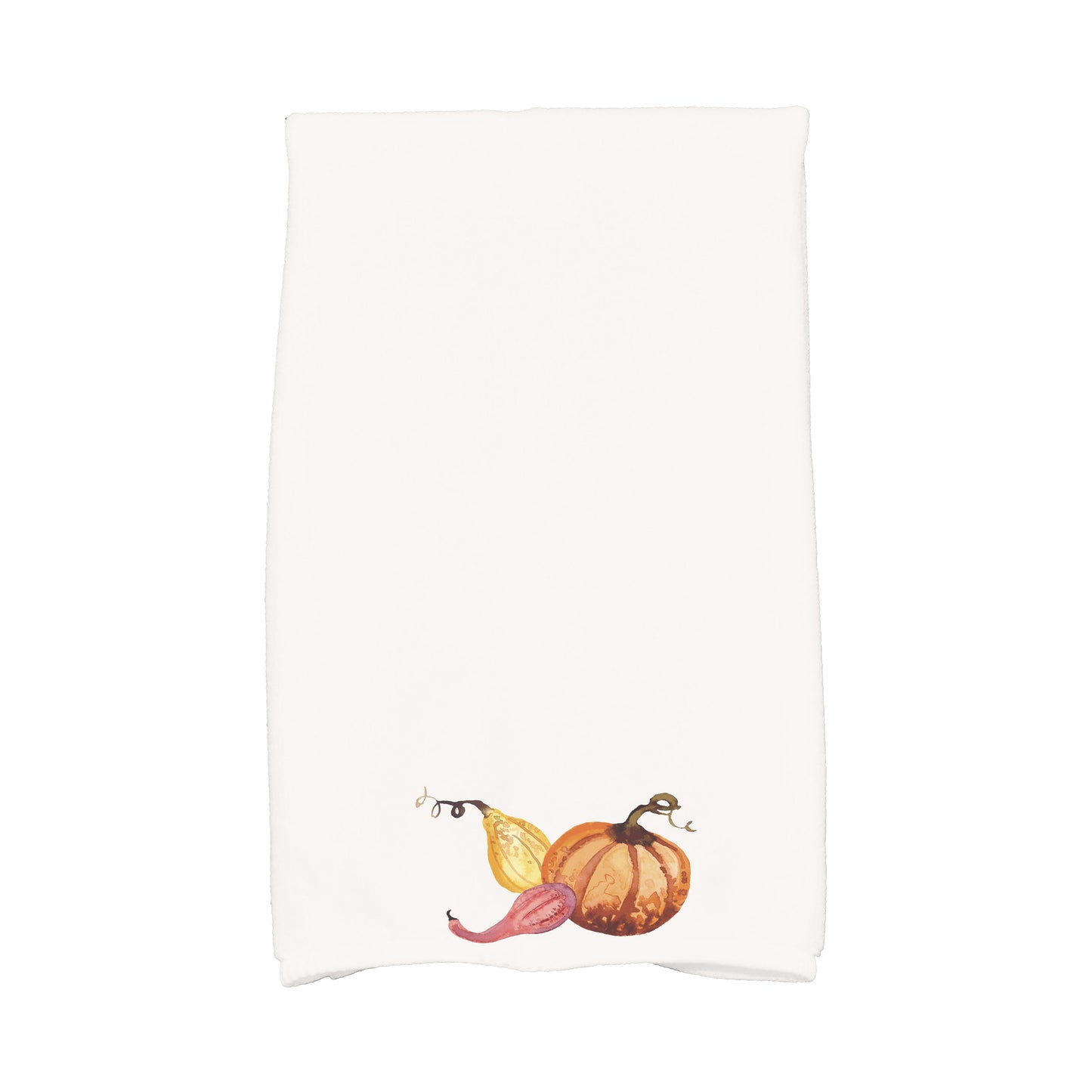 Simply Daisy Gourd Pile 16 x 25 Inch Cream Fall Print Kitchen Towel