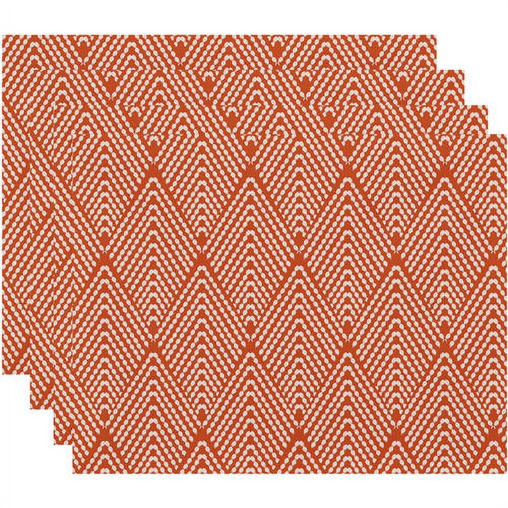 Simply Daisy Lifeflor Geometric Print Placemat, Set of 4