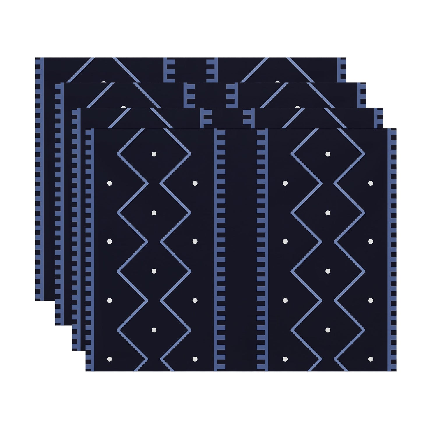 Simply Daisy Mudcloth Geometric Print Placemat, Set of 4