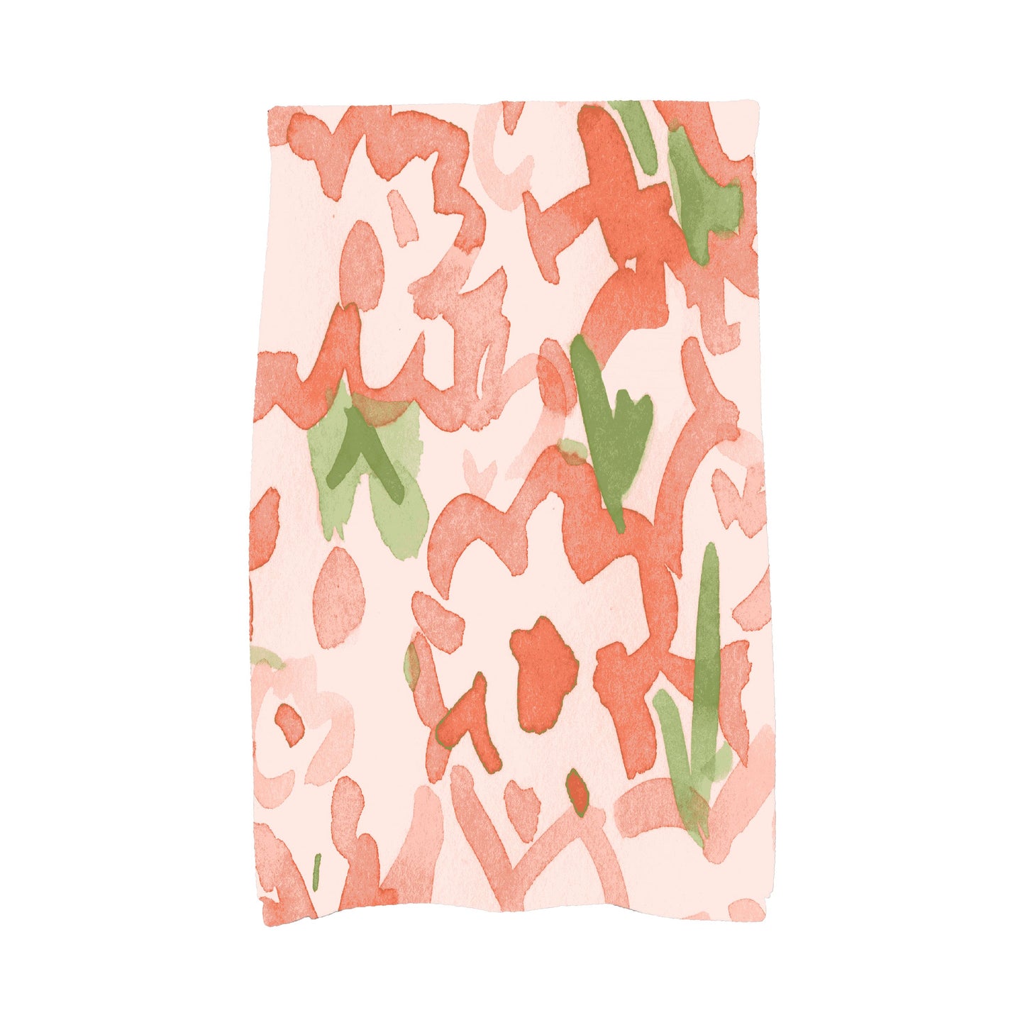 Simply Daisy's Gardenia 18" x 30" inch Peach Floral Hand Towel