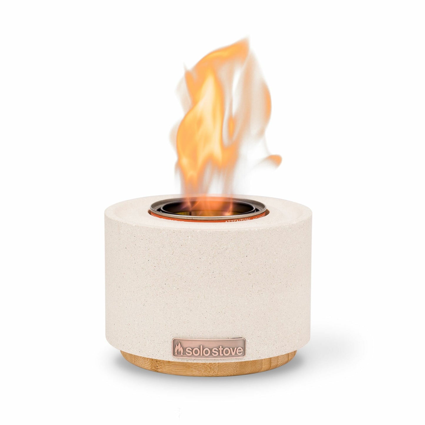 Solo Stove Cinder 6" Tabletop Fire Bowl, Natural Stone, Clean Burning Gel Fuel, Smokeless Indoor Outdoor
