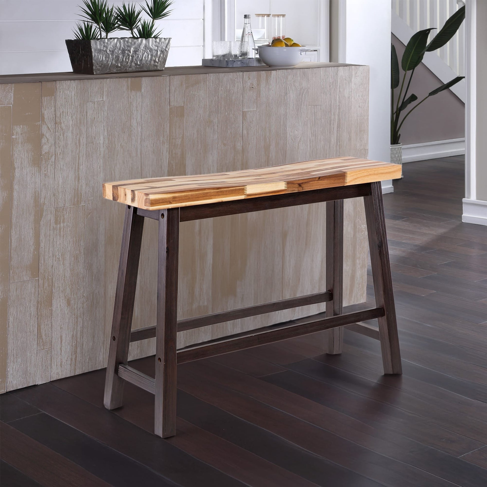 Sonoma Backless Bench - Blended Espresso Finish