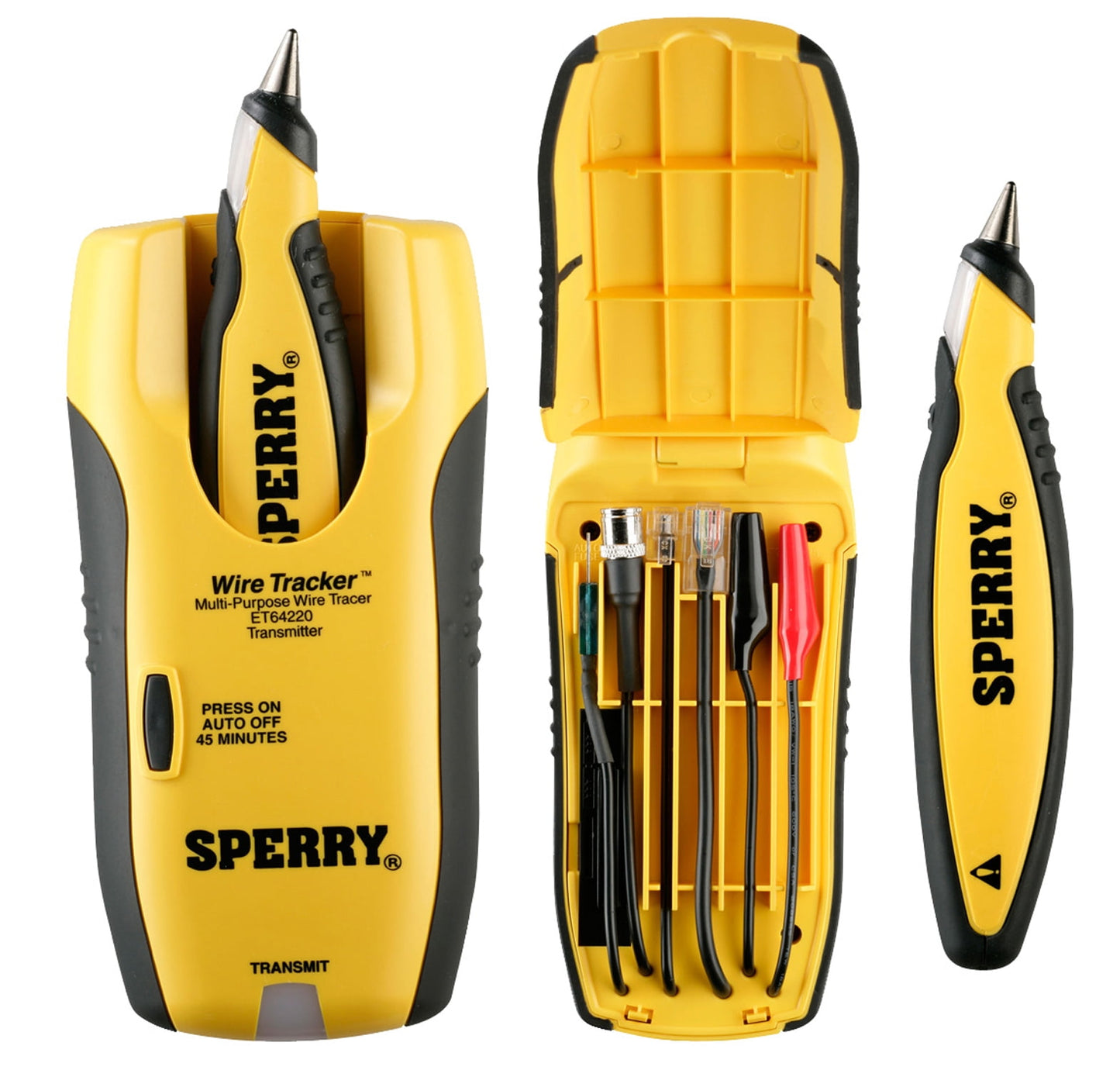 Sperry Instruments ET64220 Lan WireTracker Tone and Probe Wire Tracer, Identifies Coax, CAT 5, Speaker, Phone, any Non-Energized Wire