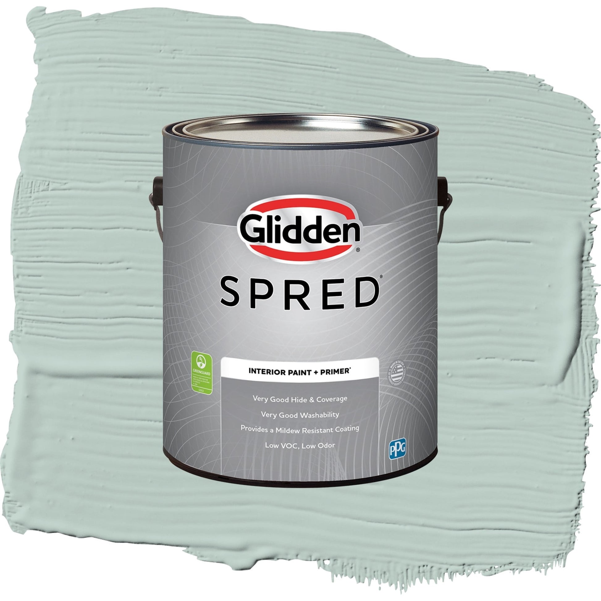 Spred Blue Shamrock Interior Paint + Primer Semi Gloss , 1 Gallon