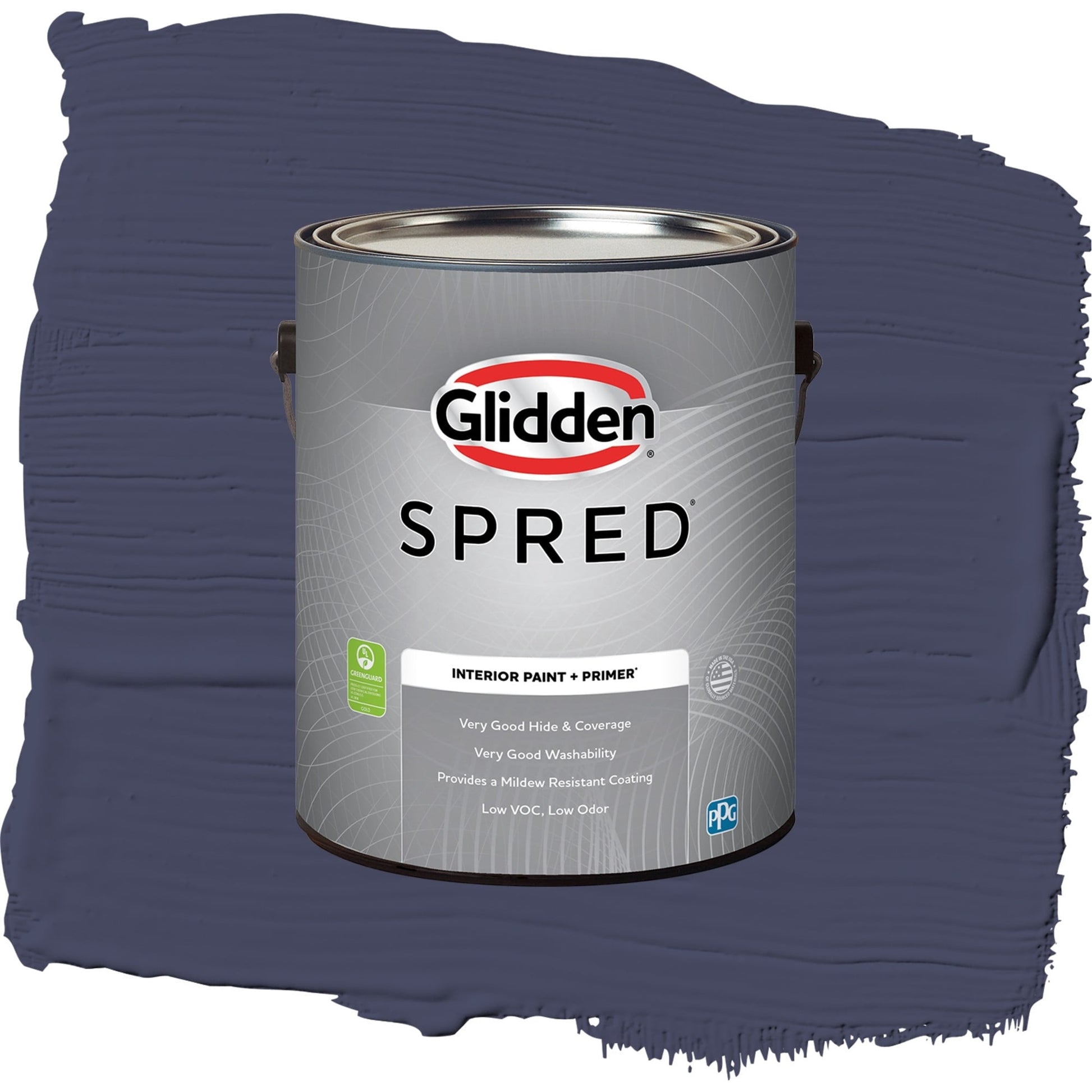 Spred Chinaberry Interior Paint + Primer Semi Gloss , 1 Gallon