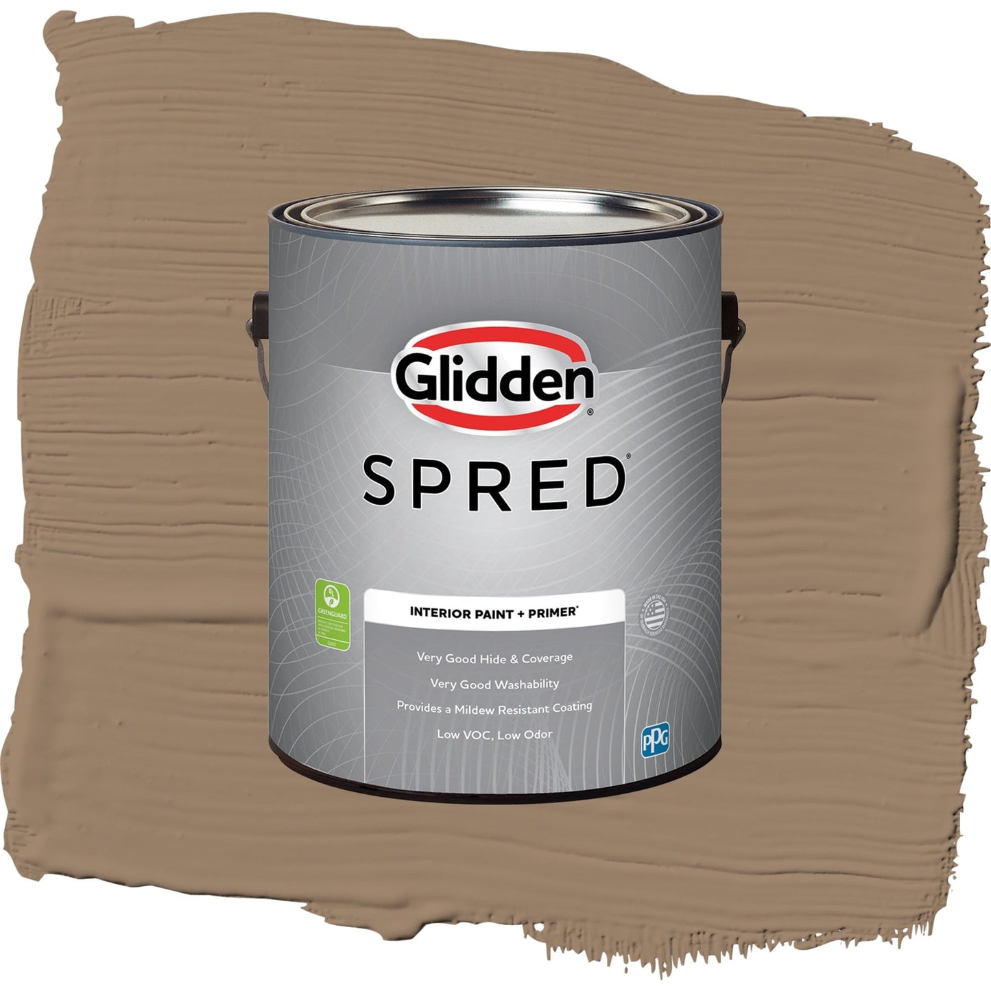 Spred Chocolate Moment Interior Paint + Primer Eggshell , 1 Gallon