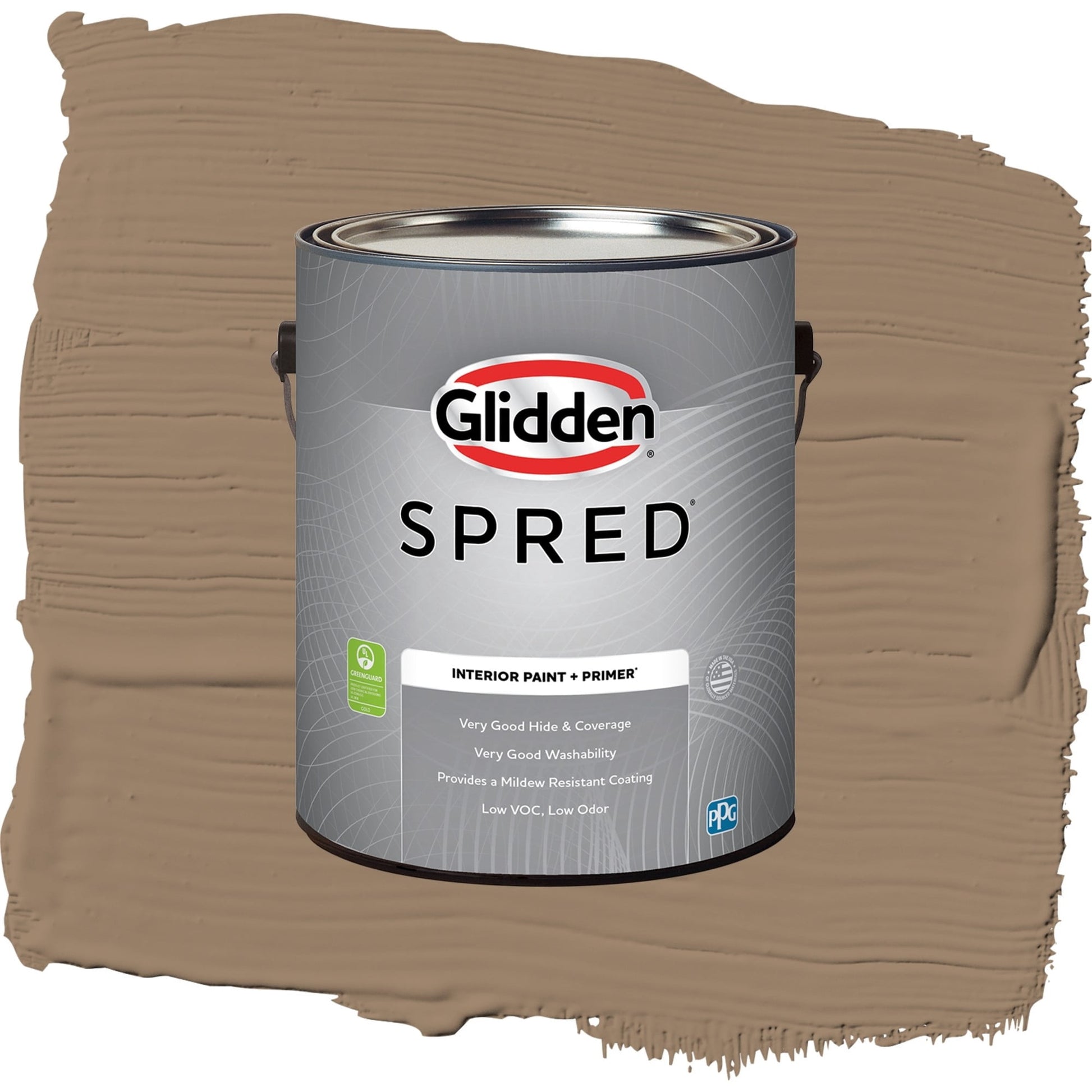 Spred Chocolate Moment Interior Paint + Primer Semi Gloss , 1 Gallon