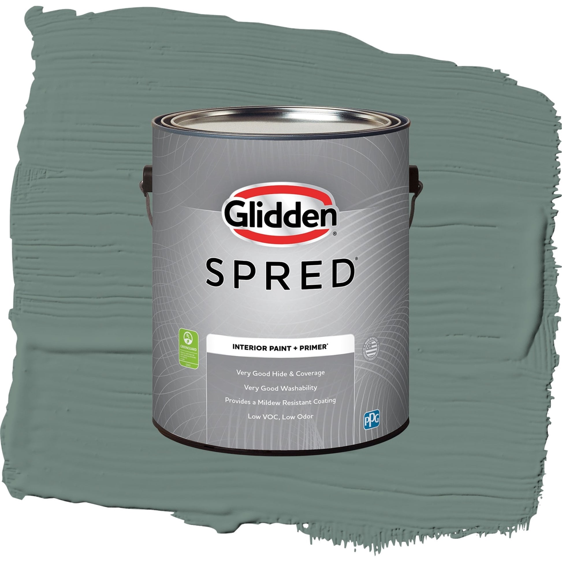 Spred Dwarf Spruce Interior Paint + Primer Eggshell , 1 Gallon
