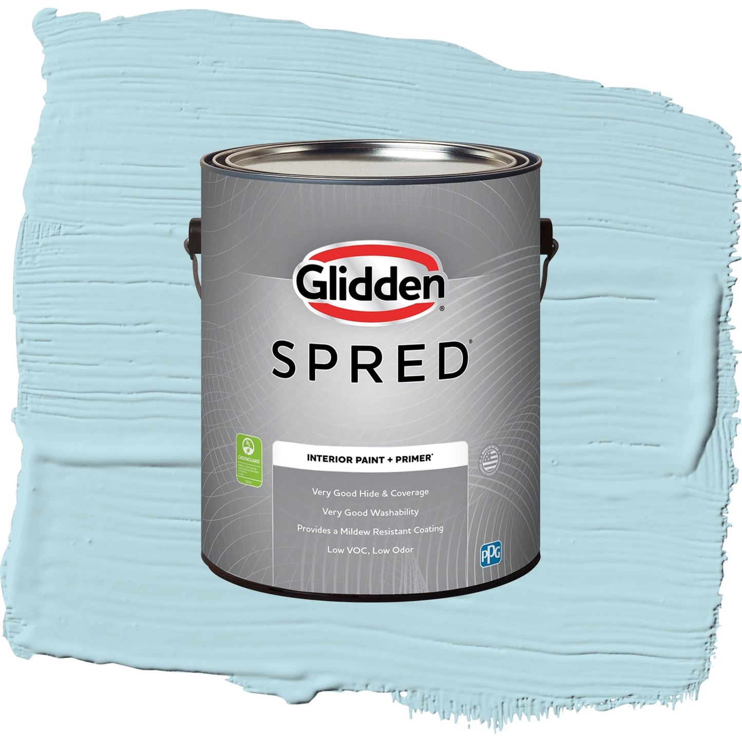 Spred Everglade Mist Interior Paint + Primer Eggshell , 1 Gallon