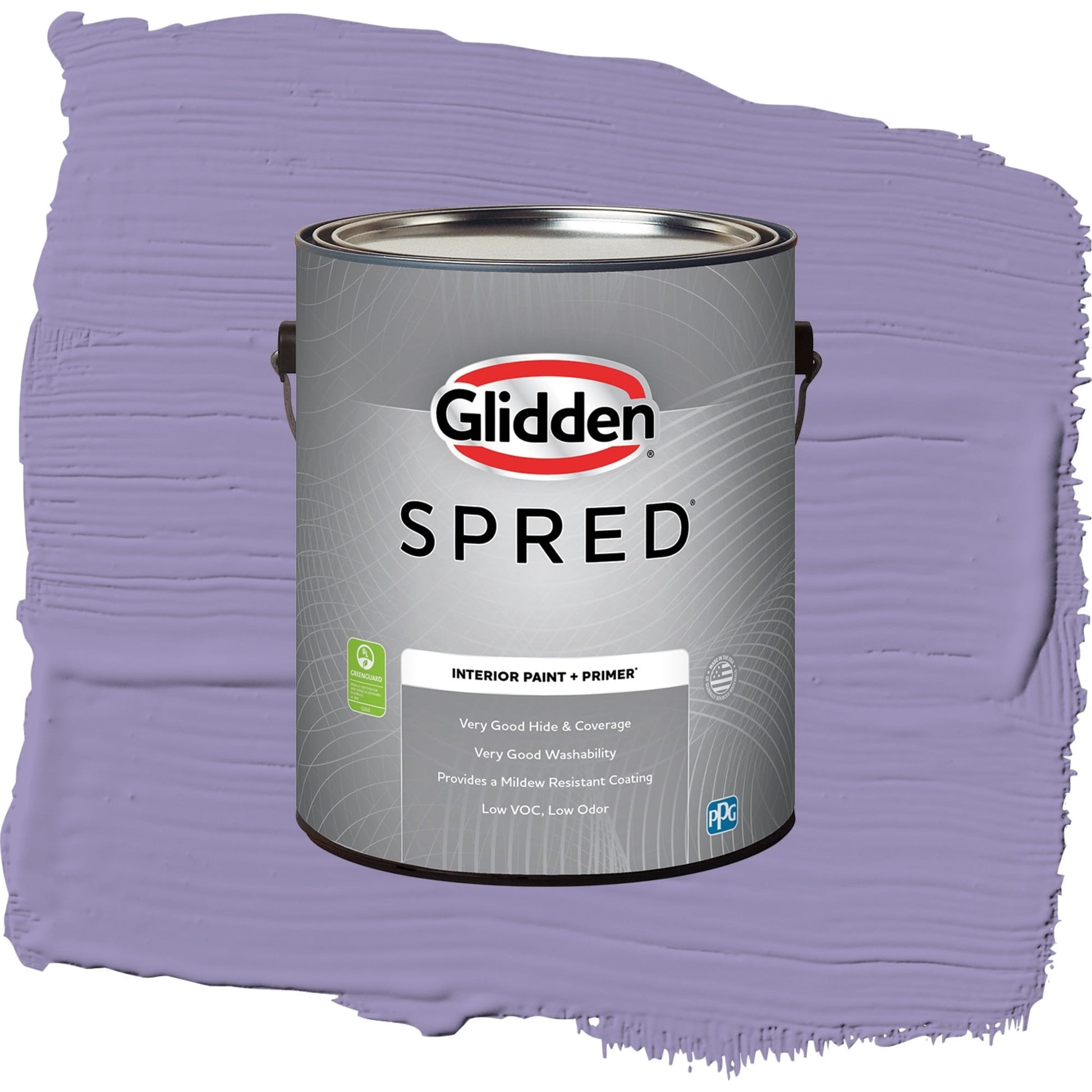 Spred French Violet Interior Paint + Primer Semi Gloss , 1 Gallon